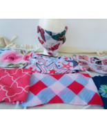 Scarf Face Mask,Butterfly Face Mask,Colorful Scarf,Hand Made Fabric Face... - $411.00 MXN