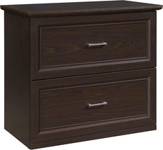 OSP Home Furnishings Jefferson 2-Drawer File Cabinet with Lockdowel Fastening - £154.64 GBP