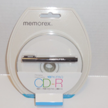 Memorex 10 Pack CD-R 52X 700MB 80 Min Sealed with Bonus CD Marker Brand New - £11.82 GBP