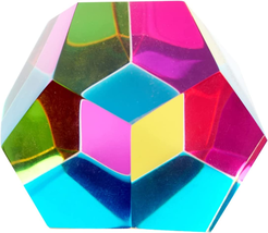 Zhuochimall CMY Color Dodecahedron, Dodecahedron Prism for Home or Offic... - £33.37 GBP