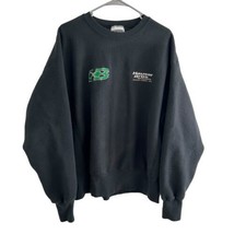 Vintage Black LEE Cross Grain Hauser Bros. Mechanical Embroidered Sweats... - $33.20