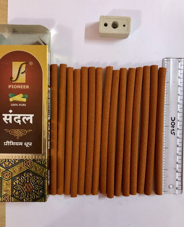 2 X CHANDAN DHOOP PREMIUM SANDAL STICKS 100 gm 13-14 pcs, meditation 6 p... - $29.63