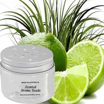 Lemongrass &amp; Limes Scented Aroma Beads Room/Car Air Freshener - £22.57 GBP+