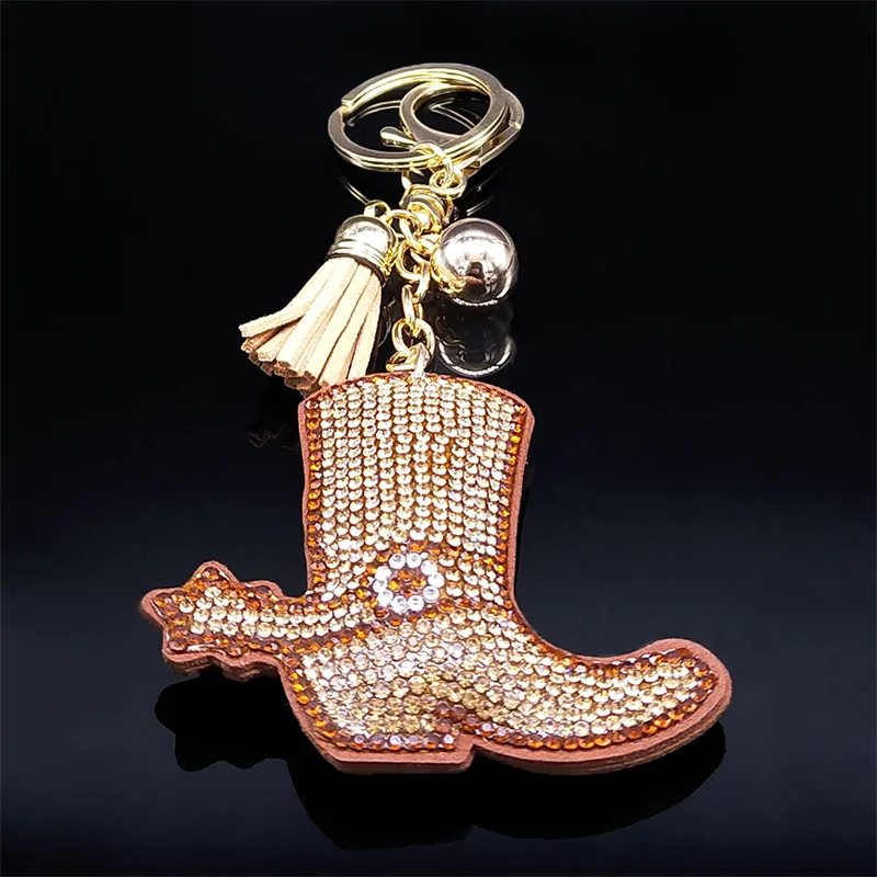 Vintage boy Boots Rhinestone Bag Accessories for Women Alloy Tel Bell Key Chains - £50.11 GBP