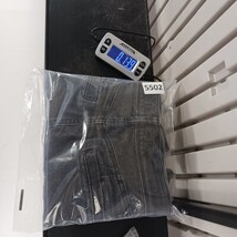 One 5 One Goddess Fit Women's Black Cotton Blend Rear Slit Denim Skirt Size L image 8