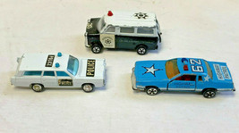 3 Rescue Highway Patrol Emergency Police Diecast Vehicles Kidco Playart ... - $29.95