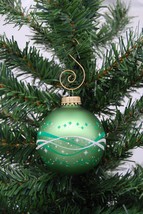 Kinetic Stars 2-5/8" Glass Ball Christmas Ornament - £7.81 GBP