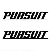 Pursuit Boat Yacht Decals 2PC Set Vinyl High Quality New Stickers - $48.19 CAD