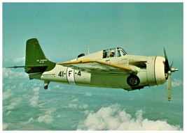 Confederate Air Force Grumman F4F Wildcat Military Postcard - £11.64 GBP