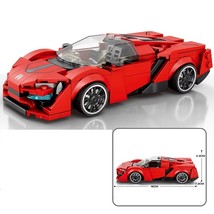 New 301PCS Red Sports Car Building Block Creative City Vehicle Classic C... - $18.99