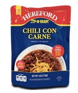 Hereford Rip ‘N’ Ready Chili Con Carne 1-6oz Pk-Fully Cooked Ready To Ea... - $279.97 MXN