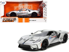2017 Ford GT #17 Silver Metallic w Black Stripes Ford Performance Bigtime Muscle - £29.74 GBP