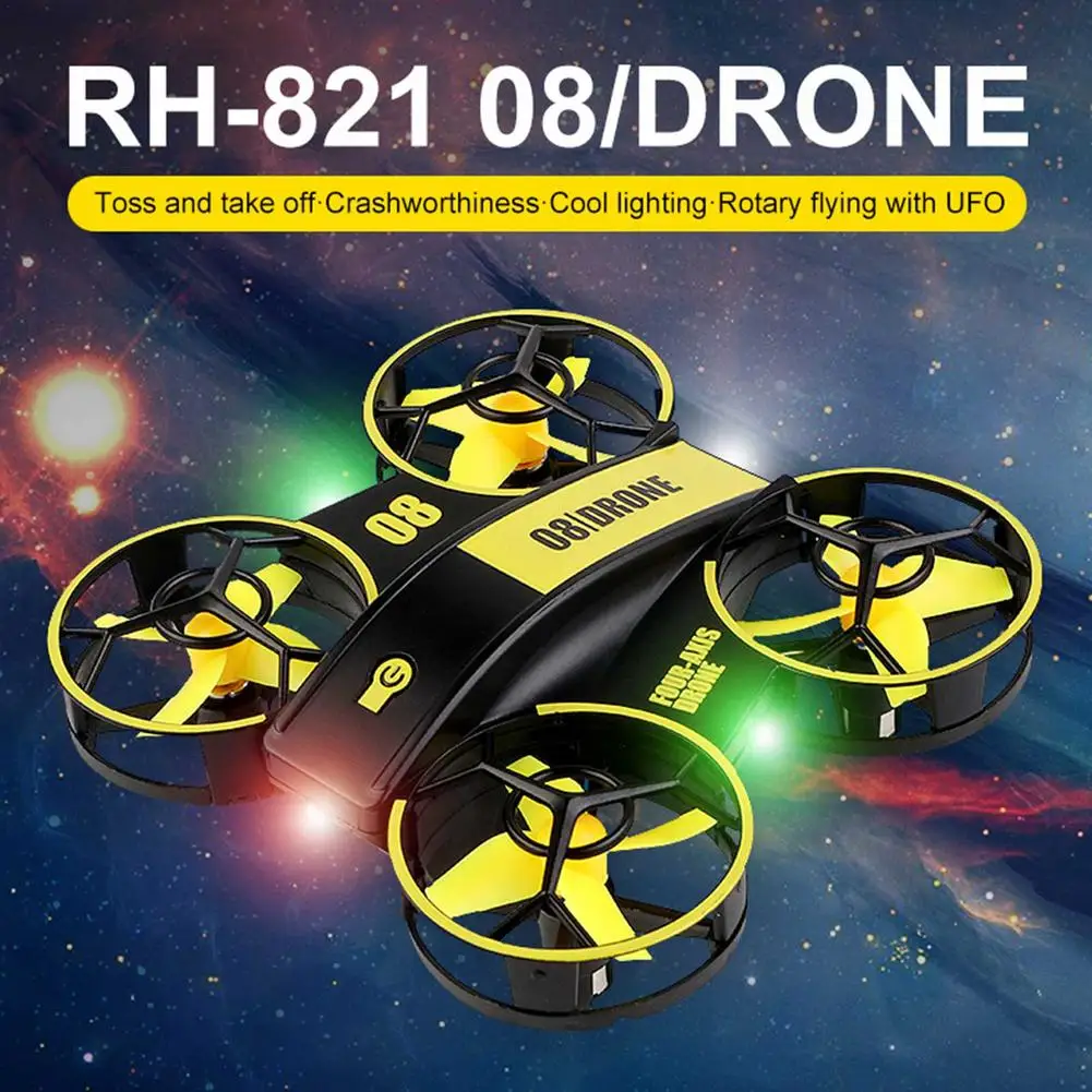 RH-821 RC UFO RC Helicopter Infrared ControlledKey Return 360 Rolling Mini Dro - £29.35 GBP+