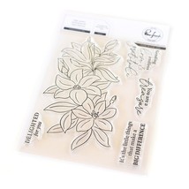 Pinkfresh Studio Clear Stamp Set 4&quot;X6&quot;-Delighted For You (Pack of 1) - $875.29 MXN