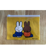 New Miffy &amp; Melanie Slider Clear Stationery Cosmetic Masks Bag Pouch - $6.99