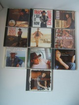 10 Country CD Lot Male Artists Tracy Lawrence Byrd Kenny Chesney Kershaw... - £12.54 GBP