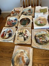 Lot of 10 Vintage Knowles Collector Plates Wedgewood Avon ￼ - £26.28 GBP