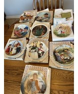 Lot of 10 Vintage Knowles Collector Plates Wedgewood Avon ￼ - £24.84 GBP