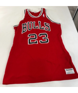 VTG CHICAGO BULLS MACGREGOR SANDKNIT MICHAEL JORDAN JERSEY SIZE M but fi... - $59.39