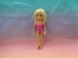 Polly Pocket Mattel Girl Doll Blonde Hair Pink Undies - $2.56