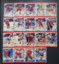 1990-91 Score Canadian Washington Capitals Team Set of 19 Hockey Cards - £1.17 GBP