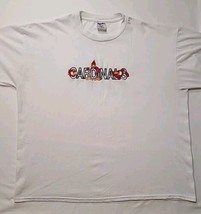 Jerzees Mens Size XXL Vtg Y2K Embroidered Cardinals T Shirt Mlb Nfl Ncaa - £10.16 GBP