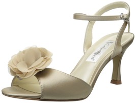 Coloriffics Women&#39;s Bristol Dress Heel Sandal Cafe Size 6 - £20.71 GBP