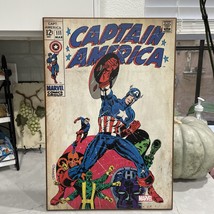 Captain America 111 WALL ART wood poster 13”x19” - £23.39 GBP