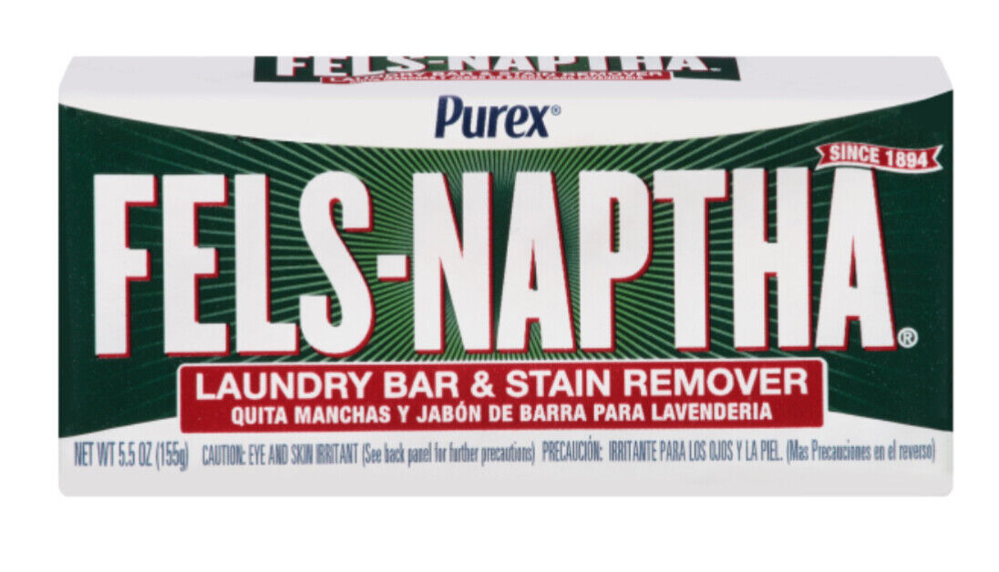 Purex FelsNaptha Laundry Bar & Stain Remover & Pretreater, 5.5 Ounce