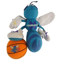 Vtg 90s Charlotte Hornets NBA Basketball 13&quot; Plush Stuffed Animal Hendrick Sport - £20.24 GBP