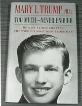 TOO MUCH AND NEVER ENOUGH Mary Trump (Hardcover)  Donald Trump Book EX - £10.21 GBP