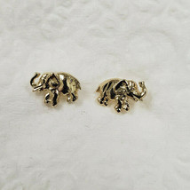 New 14k Gold Elephant Earrings - $85.00