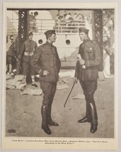 1928 Magazine Picture Army Soldiers in Uniform &amp; Troops by Ship  - £9.32 GBP
