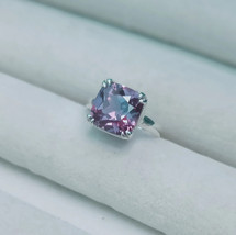 3.25ct Natural Color Changing Alexandrite Gemstone 925 Silver Gift Ring For Her - £35.57 GBP