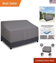 Waterproof Outdoor Sofa Cover, Heavy Duty 2 Seater Outdoor Loveseat Cove... - $64.88