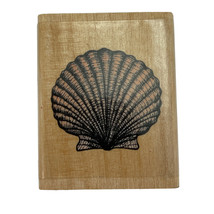 Stamp City Seashell Scallop Beach Ocean Rubber Stamp Y8610 Vintage 1997 New - £5.11 GBP
