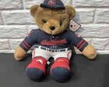 Cleveland Indians Chief Wahoo Plush Teddy Bear 17” Baseball Genuine Good... - $19.79