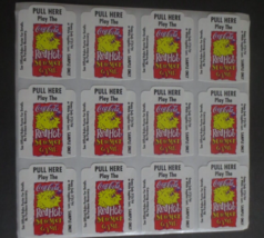 Coca Cola Red Hot Summer Game Sticker Sheet  Sample Only 12 per Sheet 1994 - £0.99 GBP