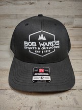 Bob Ward&#39;s Sports &amp; Outdoors Men&#39;s Mesh Back Snapback Trucker Hat Cap Black NEW - £7.27 GBP