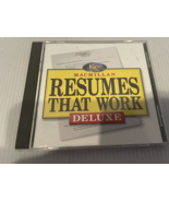 Resumes That Work Deluxe PC CD interview simulation salary negotiation c... - €8,13 EUR