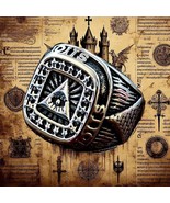 Illuminati Knights Templar REALITY CONTROL Ring - $495.00