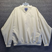 Wells Fargo Windbreaker Pullover Beige Golf Jacket Port Authority Men's Size XL - $24.06