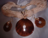 Shell necklace earrings set thumb155 crop