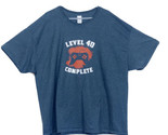 Level 40 Complete Video Game Gray T-Shirt 3XL - £11.63 GBP