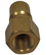 Commercial Extraction Brass Coupler-Male Quick Disconnect 1/4 Inch QB04BM - $25.74 CAD