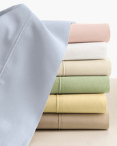 Sferra Marcus Green Cal King Sheet Set 4PC Solid 100% Cotton Sateen 400TC NEW - $161.50