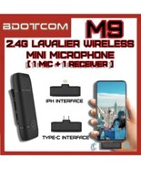 M9 2.4G LAVALIER WIRELESS MINI MICROPHONE - $746.75 MXN