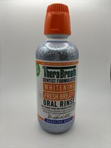 Therabreath Whitening Fresh Breath Oral Rinse Dazzling Mint 16 Oz Exp 06... - $14.00