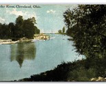 Rocky River View Cleveland Ohio OH 1912 DB Postcard U19 - $2.92