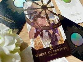The whirling ways of stars that pass/Full metal alchemist tarot-Wheel of... - $31.93